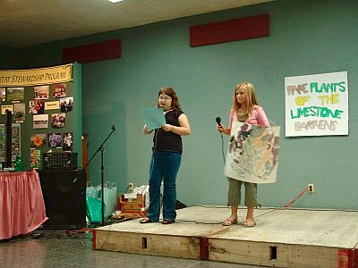 Student Presentation at the Conservation and Sustainable Ecotourism Conference at Plum Point on October 12-13 (2006)